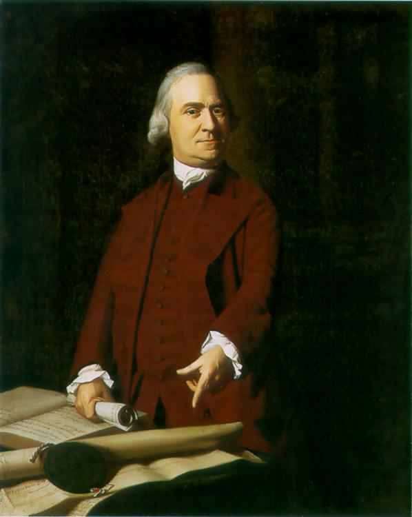 Image of Copley portrait of Samuel Adams